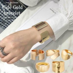 GOLDY（ゴールディ） バングル ワイド カーブ メタル バングル