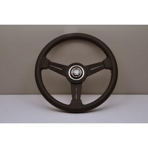 NARDI ステアリング 3スポーク (傷み少ない) CLASSIC LEATHER ブラックスエード＆ブラックスポーク NARDI(ナルディ