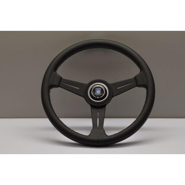 NARDI ステアリング クラシック 黒レザー/黒スポーク 34Φ 6061-34-2001