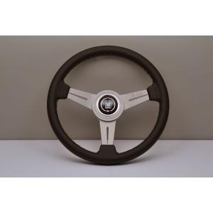 NARDI ステアリング クラシック 黒レザー/シルバースポーク 33Φ NARDI ステアリング クラシック 黒レザー/シルバースポーク 33Φ