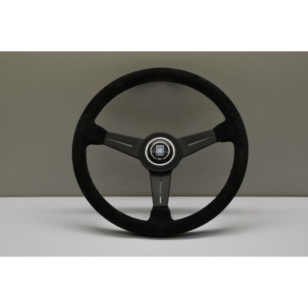 NARDI ステアリング クラシック 黒スエード/黒スポーク 36Φ 6061-36-2081