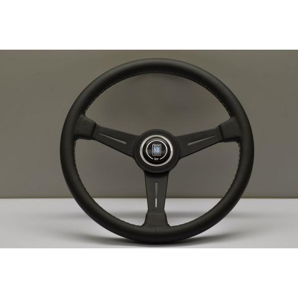 NARDI ステアリング クラシック 黒レザー/黒スポーク 39Φ 6061-39-2001