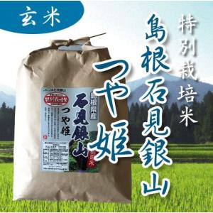 令和2年産 特別栽培米 島根県石見銀山 つや姫 玄米 5kg