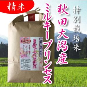 米 お米 5ｋｇ ミルキープリンセス 5年産 特別栽培米 秋田県大潟村産 低アミロース米 精米