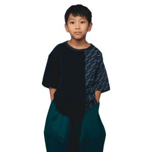 40%OFF SALE セール ヌヌフォルム 子供服 Tシャツ 115-145cm nunuforme アシンメトリーT 半袖 2023春夏  35-nf19-812-664 キッズ 子ども服  kids junior