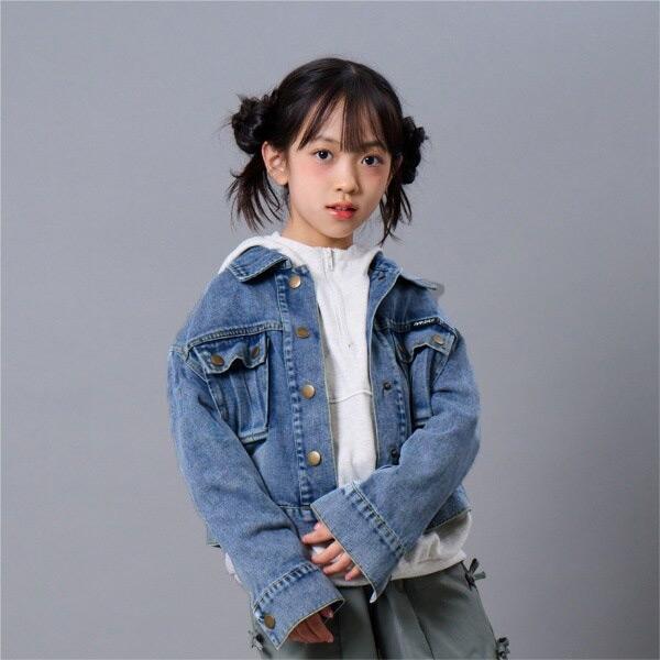 40%OFFセール SALE バイラビット 子ども服 120-160cm by LOVEiT デニム...