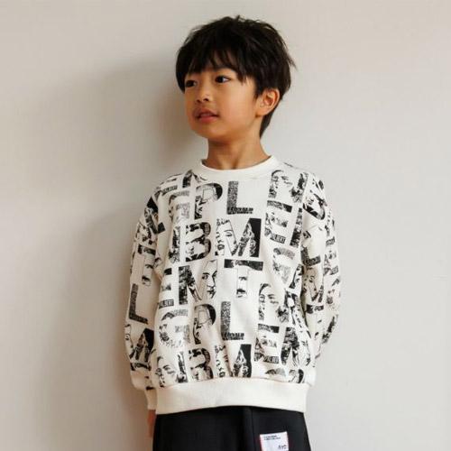 メイクユアデイ MAKE YOUR DAY 子ども服 スウェット 80-140 えらい人のアルファベ...