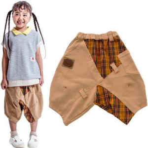 モル 子ども服 パンツ 90cm-150cm MOL crash pants クラッシュパンツ ベージュ Lサイズまでメール便配送 2024春夏