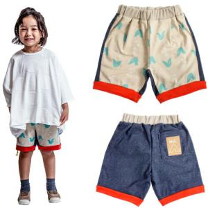 モル 子ども服 90cm-150cm MOL original Jacquard pants オリジナルジャガードパンツ ベージュ メール便OK 2024春夏｜owl-owl