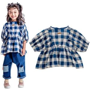 モル 子ども服 90cm-150cm MOL wings blouse ウィングブラウス ネイビー メール便OK 2024春夏 S(90cm-105cm)/M(105cm-120cm)/L(120cm-135cm)/LL(135cm-150cm)｜owl-owl