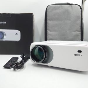 プロジェクター 4K 対応 家庭用 小型 FullHD WiMiUS W6 15000lm｜owl-store7