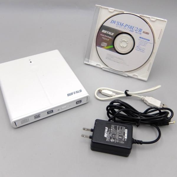 BUFFALO DVD-RAM/±R(1層/2層)/±RW対応 USB2.0用 外付けポータブルDV...