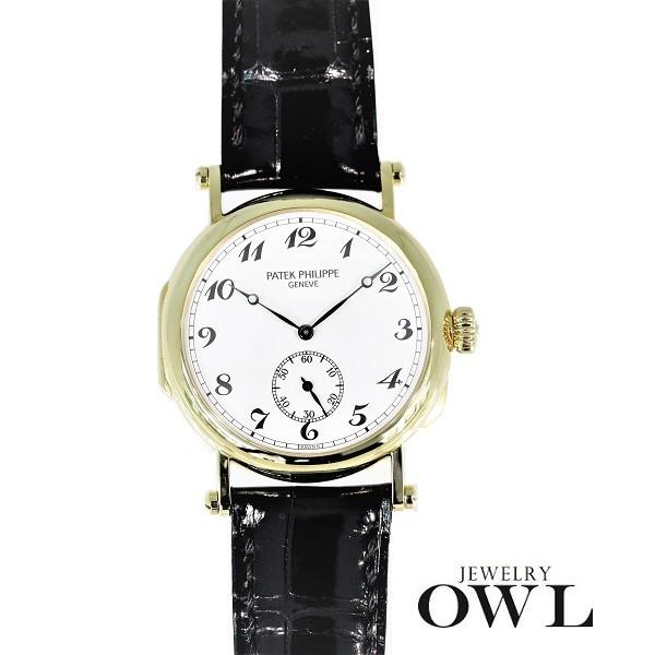 パテック フィリップ 3960J カラトラバ オフィサー 150周年記念モデル　中古 メンズ 腕時計