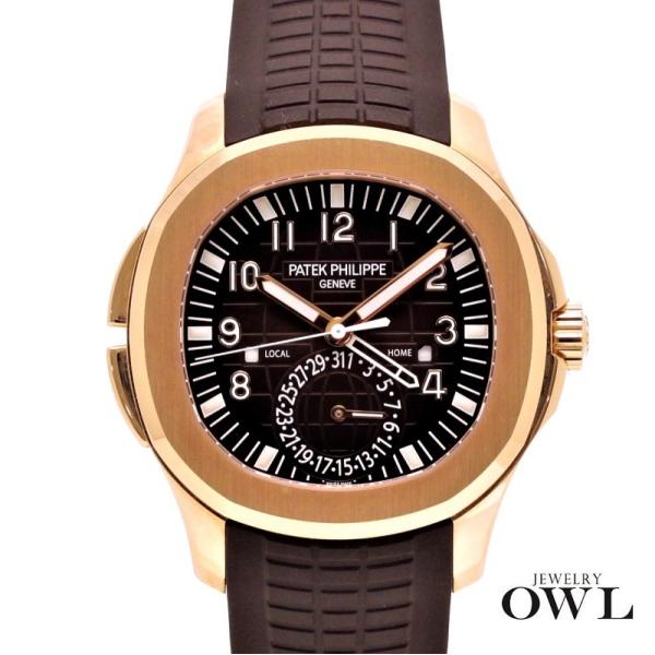 パテック・フィリップ アクアノート トラベルタイム 5164R-001 美品　中古 メンズ腕時計
