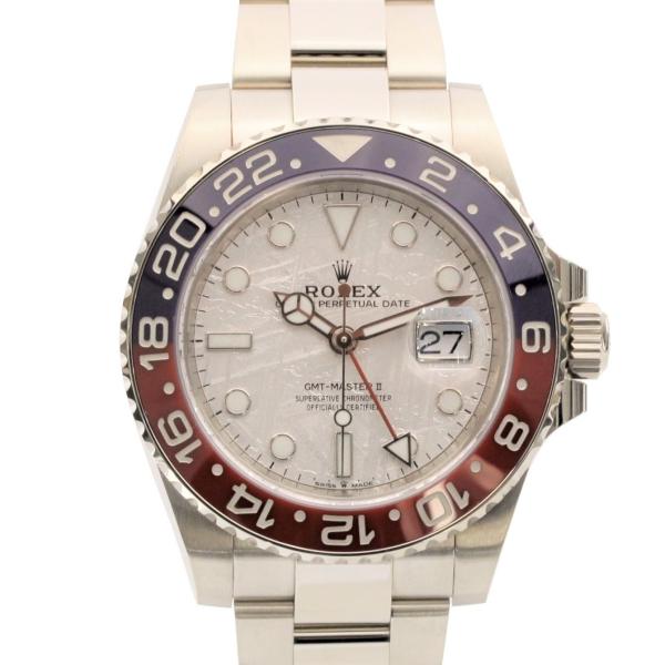 ロレックス ROLEX GMTマスターII メテオライト 126719BLRO  K18ホワイトゴー...