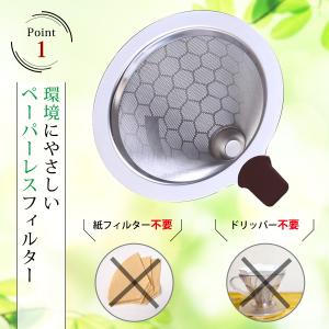 コーヒードリッパー コーヒー フィルター コー...の詳細画像2