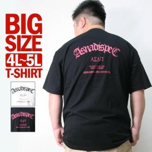 BIG Tシャツ メンズ 大きいサイズ ビッグ 4L 5L 半袖 アメカジ ワーク ストリート バイカー キャンプ 黒 白 プリント ロゴ カットソー ブランド 春 夏