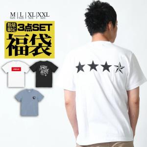 福袋 メンズ Tシャツ 半袖 Tシャツ3枚 M L XL X...