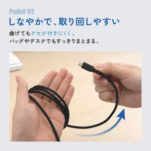 充電ケーブル Type-C to Type-C...の詳細画像2