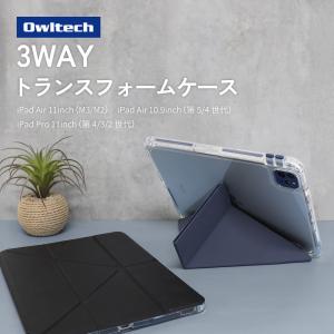 iPad Air ケース 11インチ 10.9インチ M2 M3 第5/4/3/2世代 耐衝撃 背面 クリア