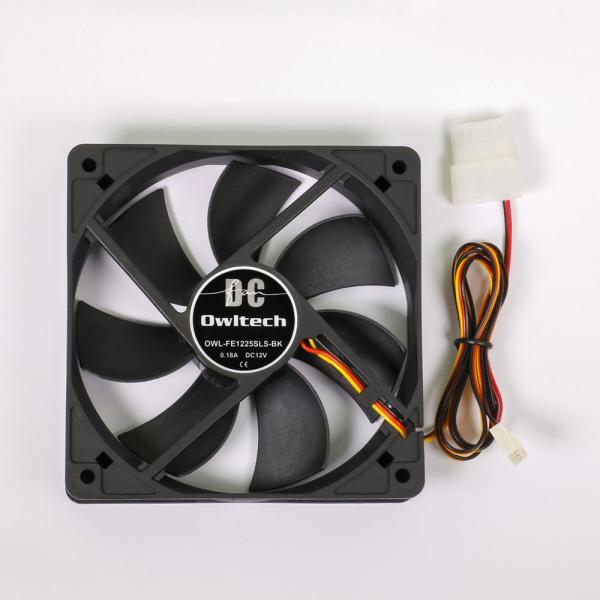 ケースファン DCファン 12cm 25mm厚 静音タイプ PCケース用DCファン