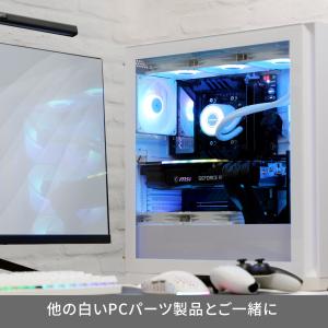 PCケースファン 120mm 1個 ホワイト ...の詳細画像1