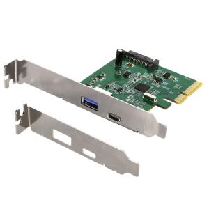 USBポート増設 インターフェースボード PCI-Express接続 高速USB3.1(Gen2) USB Type-A USB-Type-C 宅配便