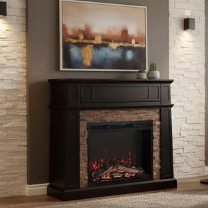 送料無料【Y-6188】ロイドグランデ社 電気式暖炉 パイオニアII