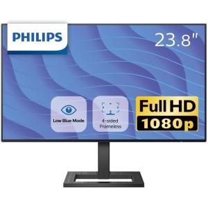 【即納】PHILIPS 液晶ディスプレイ・PCモニター 242E2F/11 (23.8インチ/FHD/IPS/D-sub 15,HDMI,Display Port/4面フレームレス/Adaptive Sync/ブルーライト軽減)｜oxgood