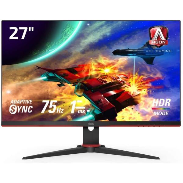 AOC ゲーミング液晶モニター 27G2E5/11 (27インチ/フルHD/IPS/応答速度1ms/...