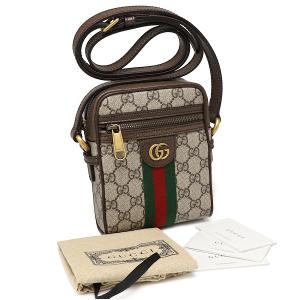 未使用 グッチ オフィディア GGショルダーバッグ 598127 GGスプリーム キャンバス ベージュ エボニー GUCCI