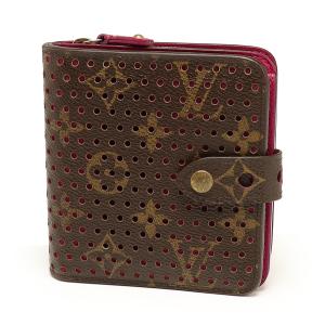 美品 ダミエ・キャンバス 二つ折り財布 ブラウン LOUIS VUITTON ルイヴィトン 長財布 ダミエ 二つ折り ブラウン