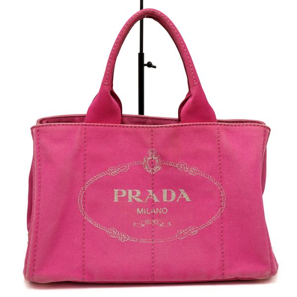 プラダ デニム トートバッグ BN1877 ピンク カナパ PRADA