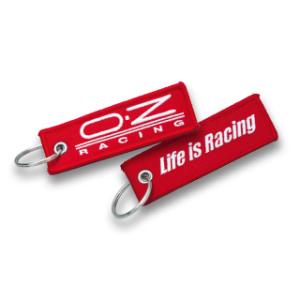 OZ キーリング/LIFE IS RACING レッド　｜oz-japan