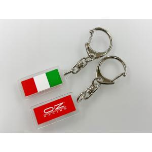 OZロゴ&イタリアン フラッグキーリング　★New item☆｜oz-japan