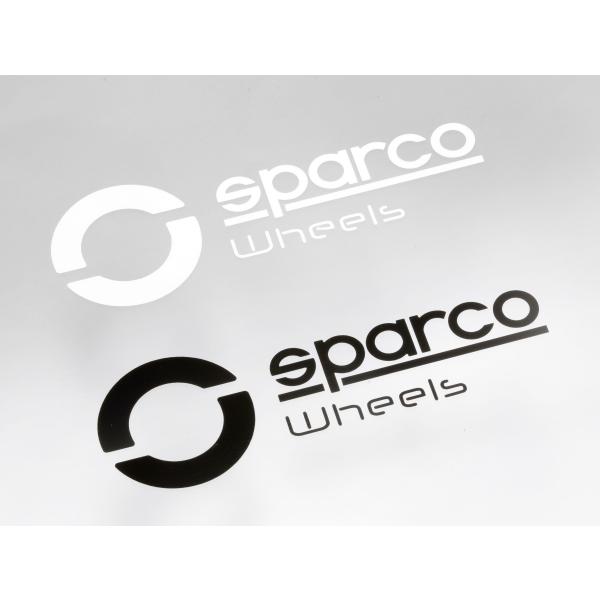 SPARCO WHEELS スパルコ ステッカー ホワイト 1枚 150x50.5mm (切り文字タ...