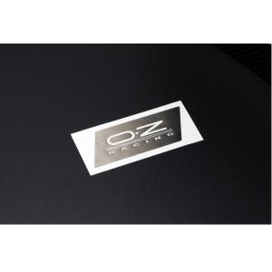 OZレーシング カーステッカー 70x27mm 1枚（メタリック）