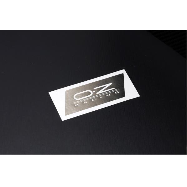 OZレーシング カーステッカー 70x27mm 1枚（メタリック）