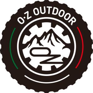 OZ Outdoor ステッカー　ブラック　トリコローレ｜oz-japan