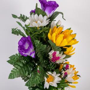 トルコキキョウ 菊 造花 2束 固定具付き 造...の詳細画像5