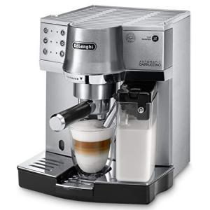 新品　アウトレット 訳あり特価（箱痛み） EC860M デロンギ DeLonghi エスプレッソ カプチーノメーカー ミルク泡立て自動 シルバー×ブラック｜ozaki