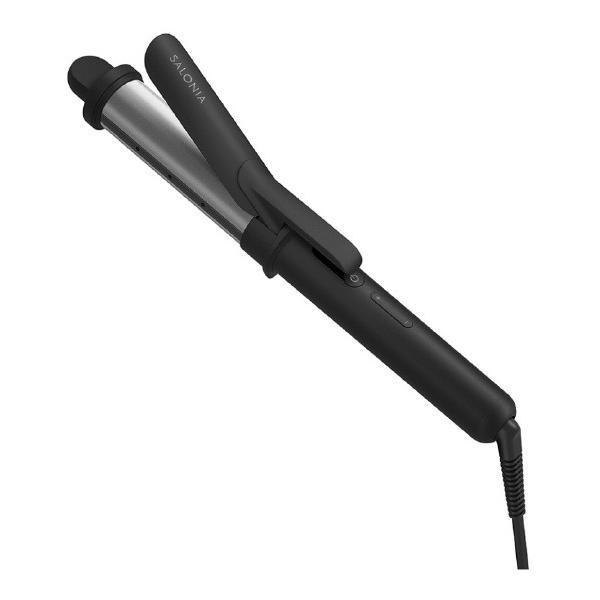 SAL23106BK サロニア SALONIA カールヘアアイロン スムースシャイン 32mm コテ...