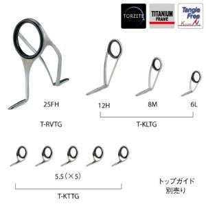 プレミアム会員ポイント2倍 富士工業 ガイドセット T-RVTG25FH9 ソルトルアー用 チタン トルザイト フラットフィッシュセット レターパック対応可能｜ozatoya