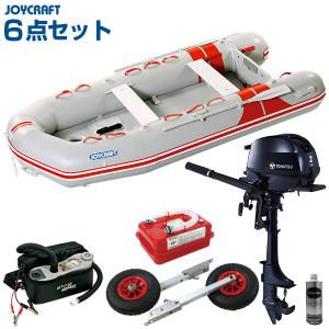 ポイント10倍 ジョイクラフト 2馬力セット 5人乗り JES-336SS+トーハツ2馬力 ゴムボート SSセット 2024 JOYCRAFT｜ozatoya