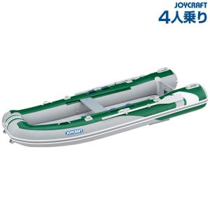 ジョイクラフト ゴムボート グリーンエクスプレス JGE-335 4人乗り 6馬力対応 単品ゴムボート JOYCRAFT