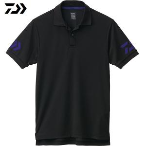 ダイワ シャツ DE-7906 半袖ポロシャツ オリーブ×ブラック・ブラック×ブルー DAIWA 父の日 プレゼント｜ozatoya