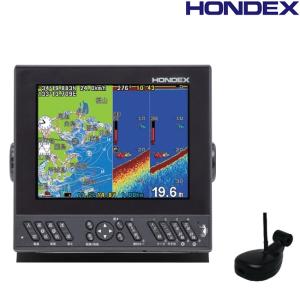 ホンデックス 魚探 HE-8SII GPS内蔵 TD25仕様 8.4型プロッターデジタル魚探 かんたんナビシリーズ HONDEX｜ozatoya