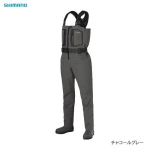 シマノ(SHIMANO)　FF-001V ドライシールド＋4ストレッチウェーダー(チェストハイ・カットピンフェルトソール) (お取り寄せ)