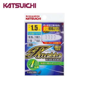 カツイチ(KATSUICHI)　FN-4 フィネスワカサギ4本鈎 /メール便対応可能｜ozatoya