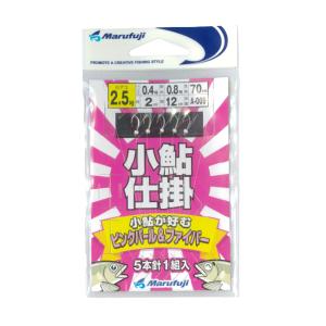 まるふじ Marufuji A-009 小鮎仕掛 ピンクパール＆ファイバー 5本針 メール便対応可能｜ozatoya